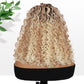 Fancy Hair Braided Wig Cornrow with Curly Hair Wig HD Lace Front with Baby Hair Pre Plucked Glueless Transparent 13x4 Inch Lace Frontal Wig for Black Women (Ombre Blonde, 16 inches)