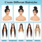 Olymei 360° HD Full Lace Large Square Knotless Braided Wigs for Women Box Braid Wig with Baby Hair Long Black Premium Synthetic Braided Lace Front Wigs 36"