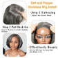 HANASCC Salt and Pepper Wigs for Women 10" Glueless Grey Short Bob Wigs Pre Plucked Body Wave Gray Human Hair Wig Pre Cut 5x5 HD Transparent Grey Glueless Lace Front Wigs for Women