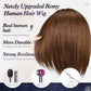 starluck Human Hair Wig Lace Front Wigs Real Human Hair Wigs For Women Wig Side Part 6"*5"*2" HD Lace Dark Brown 12 Inch Realistic and Natural for Daily Party Use