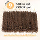 Yewell 9 Packs Goddess Box Braids Crochet Hair Boho Crochet Box Braids With Curly Ends For Black Women, 12 Inch Pre Looped Bohemian BoxBraidsHair (12Inch 9 Packs,30#)