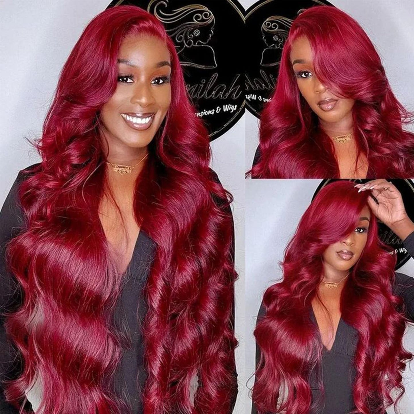 QZOQZO 28 Inch 99j Burgundy Lace Front Wigs Human Hair Red Burgundy Wig 180% Density 13x6 Body Wave Lace Front Wigs Pre Plucked Glueless Lace Front Wigs Human Hair for Women
