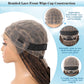 Olymei Full Double Lace Knotless Braided Wigs for Black Women Ombre Brown Box Braid Wig Lace Front Braided Wigs with Baby Hair Premium Synthetic Butterfly Box Braided Wig,36" Full Double Lace