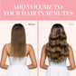 GOO GOO Clip in Hair Extensions Real Human Hair, Remy Human Hair Extensions Clip ins for Women, Natural Human Hair, 16inch 120g 7Pcs, 4/27/4 Balayage Chocolate Brown to Caramel Blonde