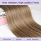 ORSUNCER Drawstring Ponytail Extension, Long Straight Pony Tails Hair Extensions Natural Soft Clip in Ponytail for Women Synthetic Hairpieces Ombre Black Mix Blonde