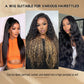Gearina 36inch Deep Wave Lace Front Wigs Human Hair 200 Density 13x6 HD Transparent Lace Front Wigs for Women Deep Curly Lace Frontal Pre Plucked Wig Human Hair Glueless Wigs Natural Black