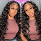 Beaushine Human Hair Bundles with Closure Loose Deep Wave Bundle Human Hair(12 14 16+12), 10A Loose Deep Wave Bundles and Closure Unprocessed Brazilian Remy Virgin Human Hair Weave Bundle with Closure