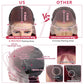 pidrez Burgundy Lace Front Wigs Human Hair With Baby Hair Pre Plucked 13x6 HD Transparent Lace Frontal Human Hair Wigs for Women Glueless 99j Wig Human Hair 180% Density Red Wig 20 Inch