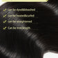 Human Hair Bundles 4 Bundles Hair Extensions Body Wave Human Hair 16 18 20 22 Inch 100% Unprocessed Brazilian Virgin Hair Quick Weave Natural Black
