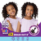 Sensationnel Lulumini crochet kids braids - 2x braid out 8 inch flame safe synthetic braiding hair (4 MEDBROWN)