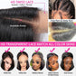 Karlami Hair 6x6 Bob Wig Human Hair HD Transparent Bob Lace Front Wigs Human Hair for Women 150% Density Short Bob Wigs (6x6 Straight Bob Wig Black Color, 10 INCH)