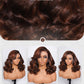FASCARA Short Body Wave 13x4 HD Transparent Lace Front Human Hair Wigs 4/30 Ombre Honey Blonde 9A Grade Glueless 180% Density Pre Plucked with Baby Hair 16 Inch for Women