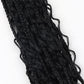 LMZIM 24 Inch 8 Packs Boho Box Braids Crochet Hair Bohemian Crochet Box Braids with Curly Ends Goddess Box Braids Synthetic Crochet Hair for Black Women (24inch, 1b)