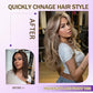 13x6 Ombre Lace Front Wigs Human Hair for Women Light Brown to Brown with Ash Blonde Highlights HD Straight Lace Closure Wig Glueless Remy Brazilian Virgin Hair 18 Inch Pre Plucked Bleached Knots