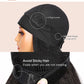 WIGNEE Kinky Straight Headband Wig Kinky Wig with Ribbon Glueless Headband Wigs for Black Women Natural Synthetic Afro Wigs for Black Women Natural Black 14 Inch