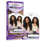 Sensationnel What Lace 13X6 Wigs - Latisha Lacefrontal Hand Tied Glueless Synthetic With Natural Density Preplucked Hairline (Tipped Off Black and Honey Blonde T1B/27)