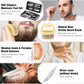 Nuogo 15 Pcs Birthday Gifts for Men Beard Care Set for Him Dad Birthday Gifts Basket Ideas Kit for Men Tumbler Bath Robe for Father's Day Dad Husband Boyfriend Box(Unhooded,Grey)