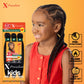 Sensationnel X-Pression Prestretched Braiding Hair - 3X Kids Braid 28 inch All Kanekalon Flame Retardant Synthetic Braid for Box Braids and Twists (1 pack, 1 JETBLACK)