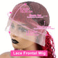 ANDRIA 13X4 HD Lace Front Wigs Straight Hair Glueless Lace Wigs 200% Density Blonde and Red Long Straight Natural Wig Pre Plucked Lace Frontal Wigs With Baby Hair For Black Women 26 Inches