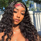 UNICE Headband Human Hair Wig Water Wave Glueless None Lace Front Headband Wig Brazilian Virgin Hair Wigs for Women 150% Density (20 inch)