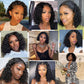 JTdebade Deep Wave Human Hair bundles 10 Inch 12A Grade Brazilian Human Hair 100% Virgin Weave Bundles Human Hair for Black Women (10'' 10'' 10'' 10'')