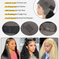 ALYOGA 13x6 Deep Wave Lace Front Wigs Human Hair 200 Density Pre Plucked with Baby Hair Water Wave Wigs for Women Glueless Natural Color 32 inch