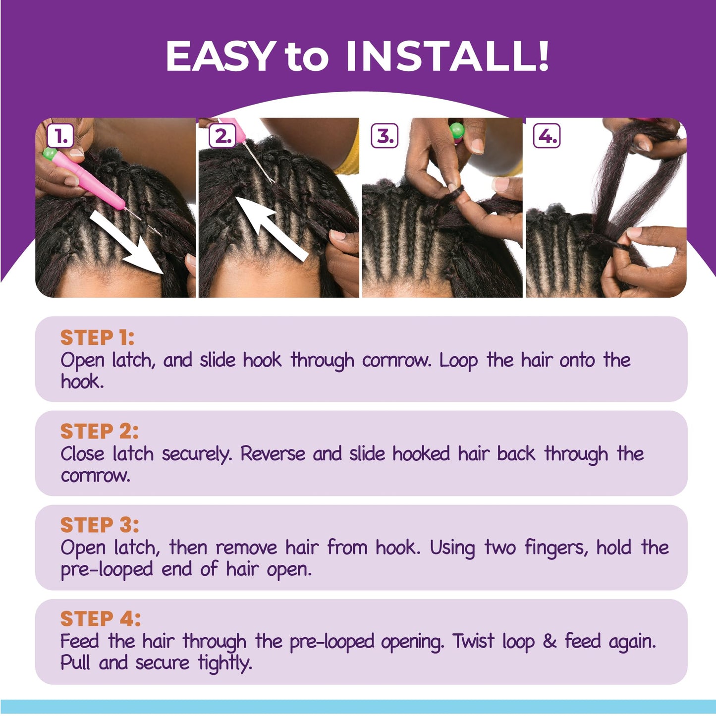 Sensationnel Lulumini crochet kids braids - 2x braid out 8 inch flame safe synthetic braiding hair (4 MEDBROWN)