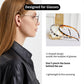 KWV 2PCS Round Transparent Invisible Hairband - 2024 Curly Thick Headband, Medium Thick Headbands for Women Thin Hair Hairband Curly Hair Bands Dark Light Tortoiseshell Hair Accessorie Gift for Girls