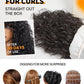 GORGIUS Shaggy Haircuts Natural Black Curly Wig with Bangs Crafted with Style-Archive Technology: Premium Fiber & Remy Human Hair Blended, Realistic Look with True Scalp