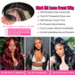 Rylice 24inch Lace Front Wigs Human Hair 200% Density 13x4 HD Body Wave Lace Front Wig 100% Brazilian Virgin Human Hair Wigs for Black Women Pre Plucked Natural Color Glueless Wig