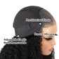 ISEE Women's Glueless 6x4 HD Lace Afro Kinky Curly Wig, 100% Unprocessed Brazilian Virgin Human Hair, 22 Inch