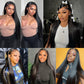 CabeDuck 24 Inch Inch Straight Wigs Human Hair Pre Plucked Straight Lace Front Wigs Human Hair 13x4 HD Lace Frontal Wig for Women Natural Color