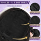 ORSUNCER Drawstring Ponytail Extension, Long Straight Pony Tails Hair Extensions Natural Soft Clip in Ponytail for Women Synthetic Hairpieces Black