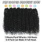 Col Bling Goddess Locs Crochet Hair 18 Inch 8 Packs Faux Locs Crochet Hair for Women Pre Looped Crochet Boho Goddess Faux Locs Crotchet Hair with Curly Ends #1B
