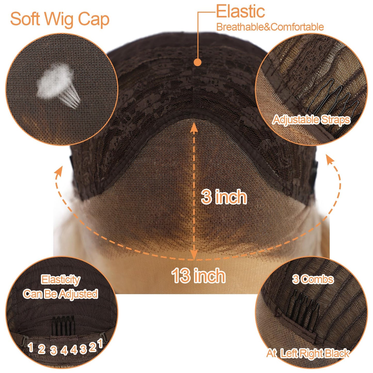 SAPPHIREWIGS Long Wavy Wig for Women Synthetic Lace Front Wig Ombre Honey Blonde Body Wavy Hair Heat Resistant Fiber Hair for Daily Party Use 26 Inch