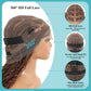 Kalyss HD Full Lace Boho Braided Wigs for Women 360 Lace Front Box Braided Wigs with Baby Hair Brown Premium Synthetic Knotless Braid Wig 36"