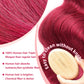 pidrez Burgundy Lace Front Wigs Human Hair With Baby Hair Pre Plucked 13x6 HD Transparent Lace Frontal Human Hair Wigs for Women Glueless 99j Wig Human Hair 180% Density Red Wig 20 Inch