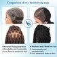 Olymei Full Double Lace Knotless Braided Wigs for Black Women Ombre Brown Box Braid Wig Lace Front Braided Wigs with Baby Hair Premium Synthetic Butterfly Box Braided Wig,36" Full Double Lace