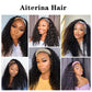 Aiterina Headband Wig Deep Wave Human Hair Wigs Virgin Hair Wigs 14 Inch None Lace Front Wigs For Black Women Deep Wave Machine Made Wigs Natural Color