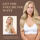 GOO GOO Clip in Hair Extensions Real Human Hair, Remy Human Hair Extensions Clip ins for Women, Natural Human Hair, 14inch 120g 7Pcs, 16/22 Light Blonde Highlighted Golden Blonde