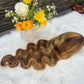 Munx Ombre Lace Front Wig Human Hair Body Wave Skinlike Real HD Lace Front Wigs Bleached Knots Pre Plucked P4/27 Highlight Human Hair 13x4 Frontal Wigs for Women 22Inch