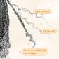 Yewell 9 Packs Goddess Box Braids Crochet Hair Boho Crochet Box-Braids With Curly Ends Crochet-Hair For Black Women, 12 Inch Pre Looped Bohemian Crochet Box Braiding Hair (12Inch 9 Packs,TGrey)