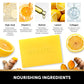 VALITIC Brightening Lemon & Turmeric Kojic Acid Soap, Vitamin C, Retinol - Original Japanese Complex with Hyaluronic Acid, Vitamin E, Shea Butter, Castile Olive Oil - 3 Pack Bundle with African Net