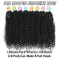 Col Bling 24 Inch 8 Packs Goddess Locs Crochet Hair Natural Looking, Bohemian River Goddess Crochet Braiding Hair Trendy & Edgy Faux Locs Crochet Hair Fashion for Women Kids (#1B)