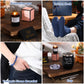 Nuogo 15 Pcs Birthday Gifts for Men Beard Care Set for Him Dad Birthday Gifts Basket Ideas Kit for Men Tumbler Bath Robe for Father's Day Dad Husband Boyfriend Box(Unhooded,Navy)