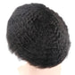lumeng Afro Toupee Hair for Black Men african american wigs kinky-curly Mans Units PU Mens Wigs Human Hair System 8MM Afro Curl 360 waves Unit 8x10 Male Hairpieces 1B Off Black