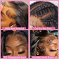 QZOQZO 28 Inch Lace Front Wigs Human Hair 180% Density Body Wave Lace Front Wig Human Hair Pre Plucked 13x6 HD Lace Glueless Wigs for Women