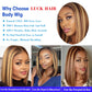 Highlight Ombre Lace Front Wig Human Hair Body Honey Blonde Glueless HD Transparent Lace Frontal Wigs for Women Human Hair Pre Plucked with Baby Hair brown highlighted wig 180 Density 16 Inch