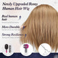 starluck Human Hair Wig Lace Front Wigs Real Human Hair Wigs For Women Wig Side Part 6"*5"*2" HD Lace Ligth Brown 12 Inch Realistic and Natural for Daily Party Use