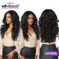 Sensationnel What Lace 13X6 Wigs - Latisha Lacefrontal Hand Tied Glueless Synthetic With Natural Density Preplucked Hairline (FLAMBOYAGECHOCOLATE)